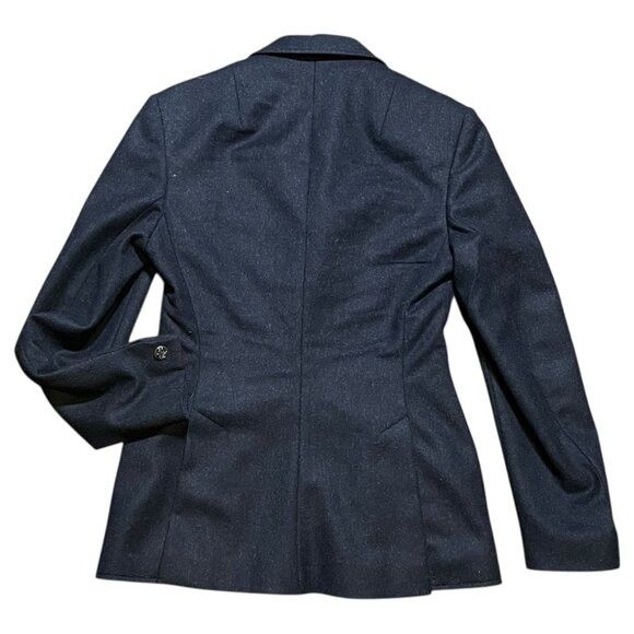 Kentucky Wool Riding Jacket Black Equestrian Women’s Show Hunt Coat VTG Size 34 - Picture 2 of 14